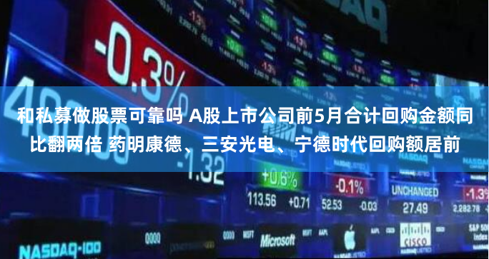 和私募做股票可靠吗 A股上市公司前5月合计回购金额同比翻两倍 药明康德、三安光电、宁德时代回购额居前