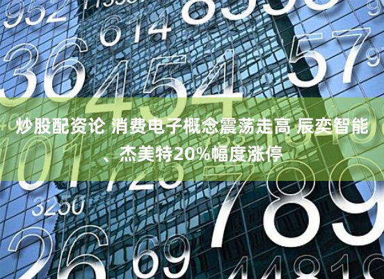 炒股配资论 消费电子概念震荡走高 辰奕智能、杰美特20%幅度涨停
